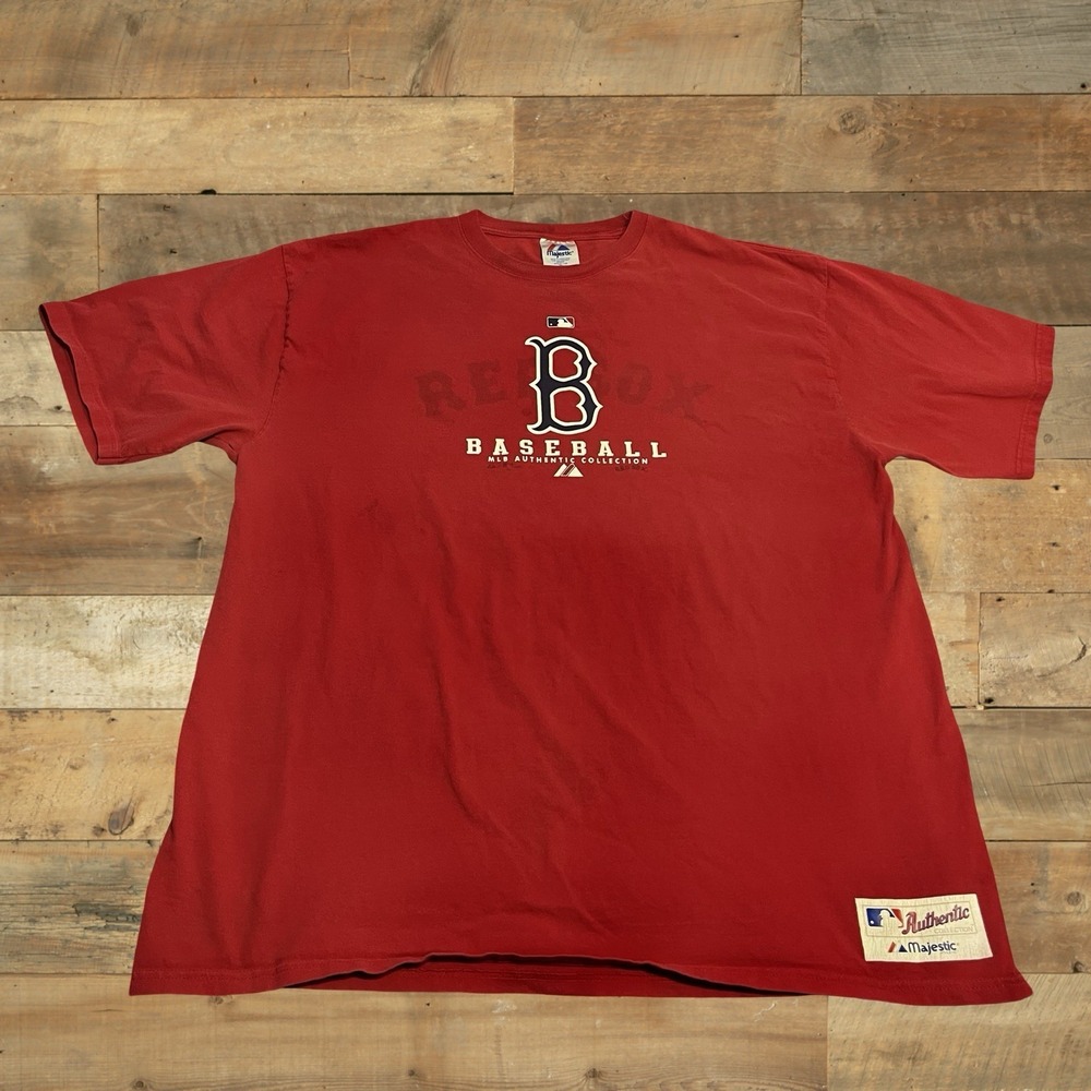 Y2K Majestic MLB Boston Red Sox‎ Tshirt XXL
